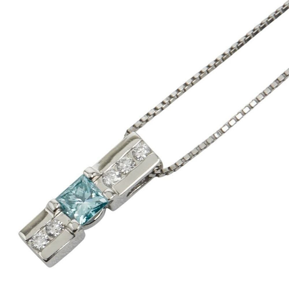 Unbranded Diamond Platinum 950 850 Necklace Silver